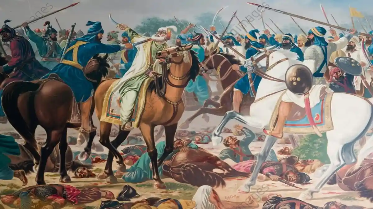 Kanhaiya Misl- warriors fighting bravely on the battlefield