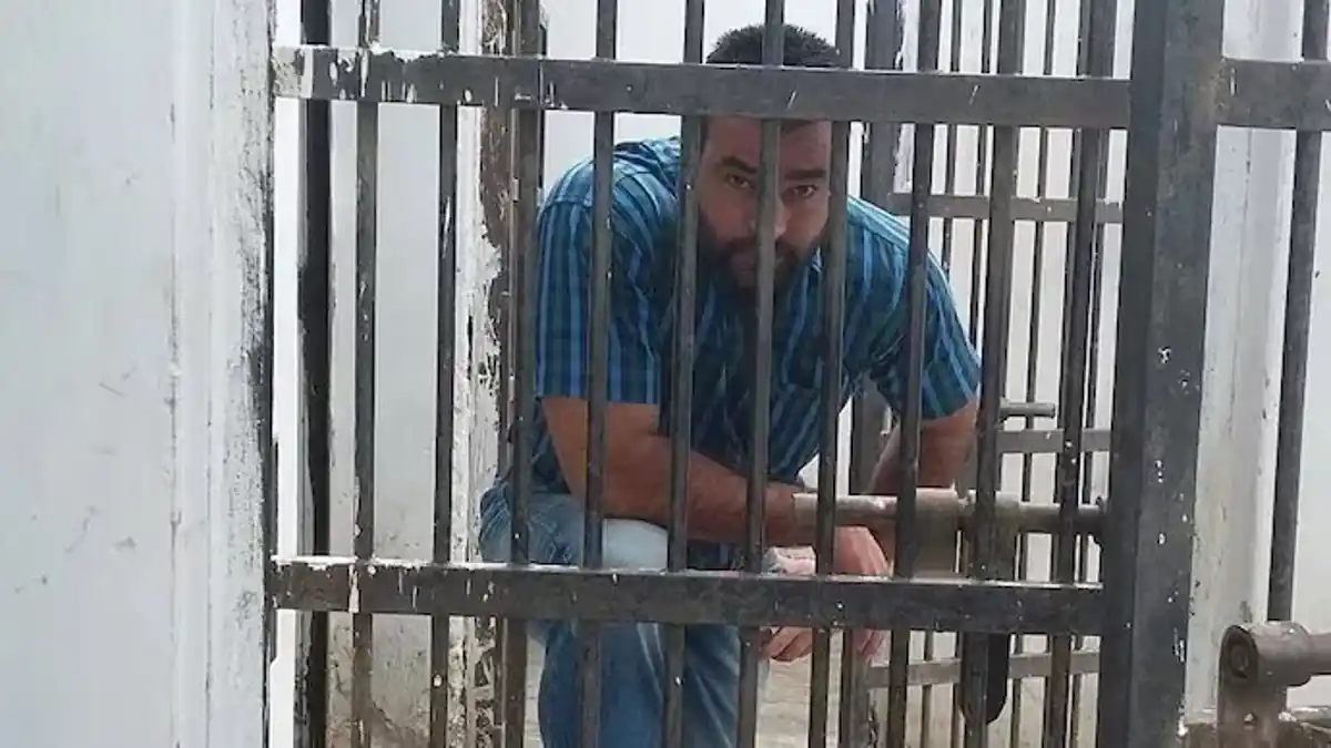 Lakha Sidhana in jail – Punjab activist ਜੇਲ੍ਹ ਵਿਚ ਨਜ਼ਰਬੰਦ during political struggle.