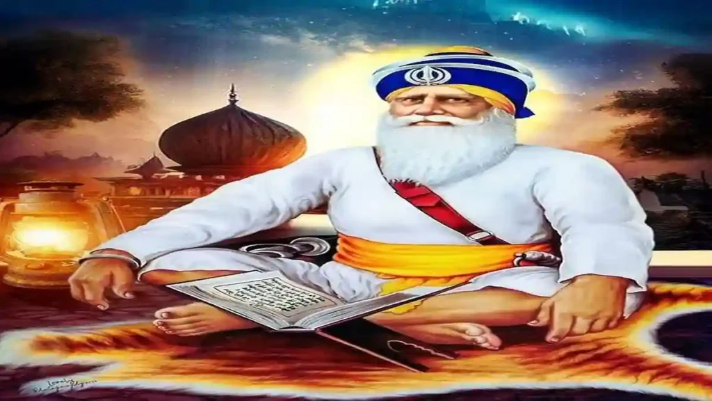 Baba Deep Singh Ji reading Gurbani