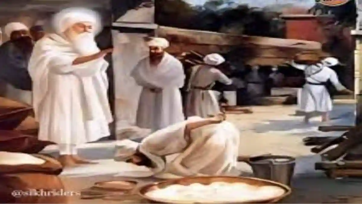 Guru Nanak Dev Ji blessing Bhai Langaha Ji