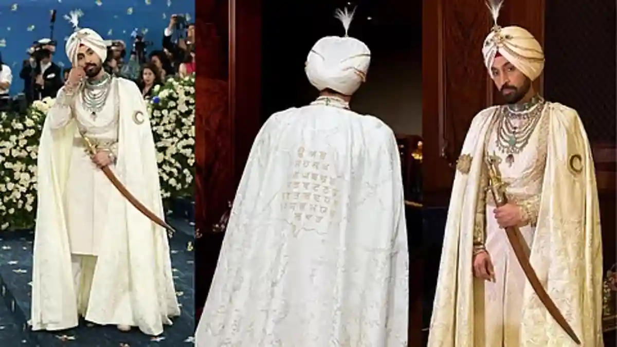 Met Gala 2025 ਵਿੱਚ Diljit Dosanjh with turban And Kirpan