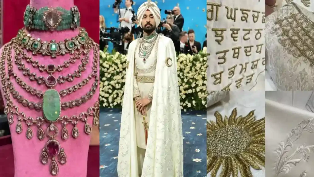 Diljit Dosanjh Met Gala 2025 ‘ਤੇ custom ivory Prabal Gurung sherwani ਵਿੱਚ