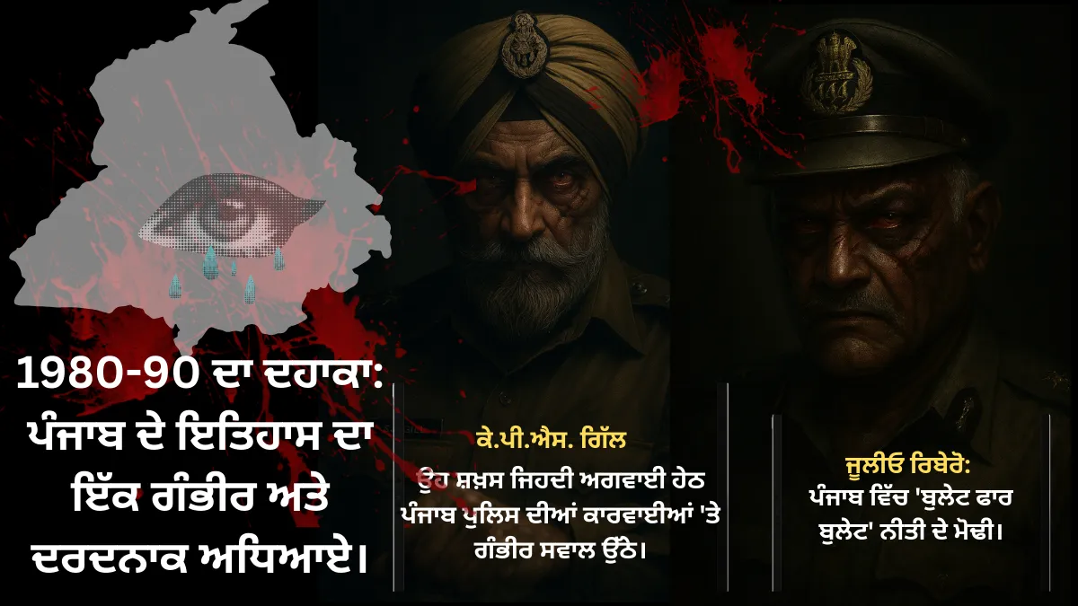 KPS Gill And Julio Ribeiro – history of police operations and violence